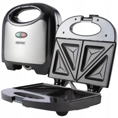 Obrázok produktu pre Toastovač na sendviče, 700 W, s nepriľnavým povrchom, s bezpečnostnou rukoväťou, CE, značka MESKO