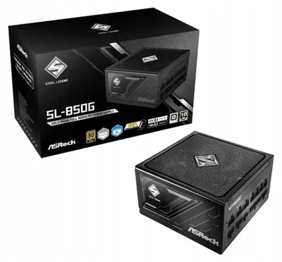 Obrázek produktu pro Asrock PRO-850B, 850 W, 100 - 240 V, 50/60 Hz, 12 - 6 A, 70,8 A, Nadproud, Zkrat, Přepětí, Podpětí, Přehřívání, Nadměrná zátěž