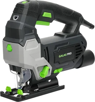 Produktbild von Elektrische Stichsäge - Dekupiersäge - 800 W - 3000 U/min - 6-stufige variable Geschwindigkeit - Laserführung - Netzbetrieb