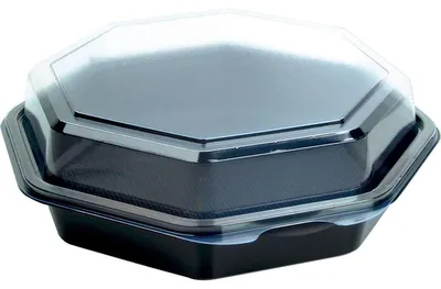 Produktbild von 210x DUNI Octaview® (C&C Packung mit 127800) 190 x 190 x 60 mm Schwarz ungeteilt