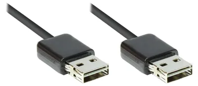 Image de Alcasa 2212-EU030 Câble USB USB 2.0 3 m USB A Noir