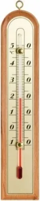 Image de Thermomètre d'intérieur Pendule en bois