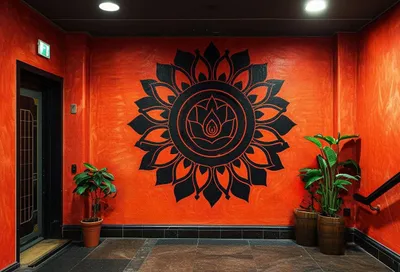 großes Boho-Mandala – Decords Wandtattoo, Produktansicht 1