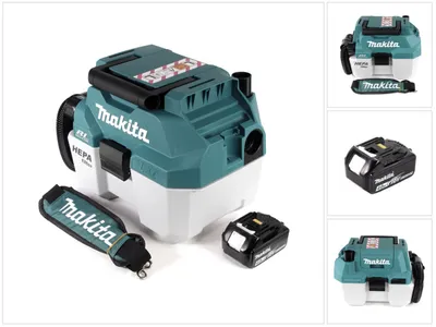 Immagine prodotto di Aspiratore a batteria Makita DVC 750 LM1X3 18 V portatile + 1x batteria 4,0 Ah - senza accessori, senza caricabatterie