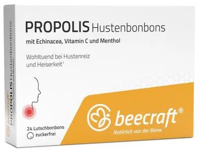 Image de Bonbons contre la toux à la propolis Beecraft 24 pces