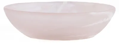 Image de Bazar Bizar Bol résine rose et blanc 19x19x6cm