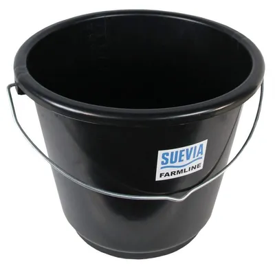 Produktbild von Suevia Eimer 12 Liter Farbe: Schwarz - 300.0012