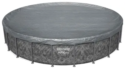 Immagine prodotto di Bestway® Telo di copertura premium resistente all'inverno Ø 671 cm, grigio, rotondo