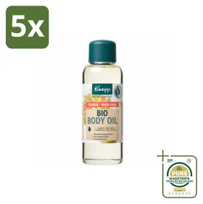 Produktbild von 5 x  Kneipp Bio Plus Hautöl - bei Dehnungsstreifen & Narben - 100 ml - Vorratspackung - 5 Stücke