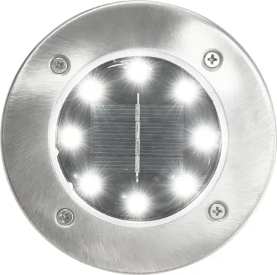 Obrázok produktu pre vidaXL Solárne zemné svietidlá 8 ks LED biela