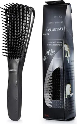 Produktbild von Famanu Entwirrungsbürste für Afro-Haar 3a bis 4c - Für lockiges, welliges und glattes Haar