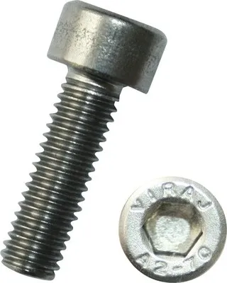 Zdjęcie produktu dla Śruba z łbem sześciokątnym w. Śruba z łbem sześciokątnym DIN 912 M5x18 mm stal nierdzewna A2, 500 szt