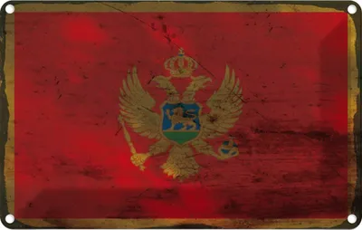 Obrázek produktu pro vianmo Kovový nápis 18x12 cm Flagge Monteo