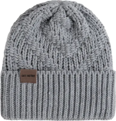 Produktbild von Knit Factory Sally Mütze - Grau - One Size