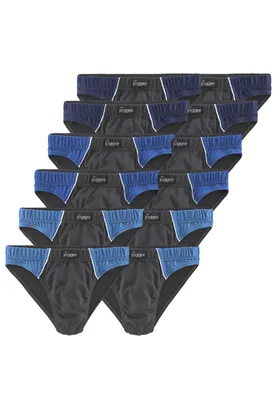 Produktbild von LE JOGGER Slip 12 -teilig anthrazit-blau Größe 6