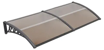 Obrázek produktu pro Stříška nad vstupními dveřmi, ochrana proti UV záření, design odolný proti povětrnostním vlivům, 100 x 300 cm