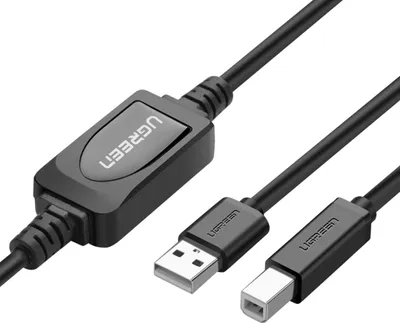 Immagine prodotto di Cavo stampante Ugreen da USB-B a USB-A 2.0, 10 m - Nero