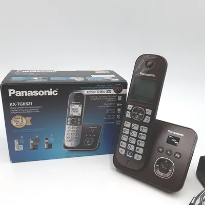 Zdjęcie produktu dla Telefon bezprzewodowy Panasonic KX-TG6821GA z AB mokka brązowy