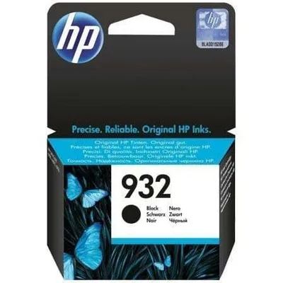 Zdjęcie produktu dla HP 932 oryginalny wkład atramentowy czarny, Czarny, Tusz na bazie pigmentu, 8,5 ml, 1 szt., 400 stron(y)