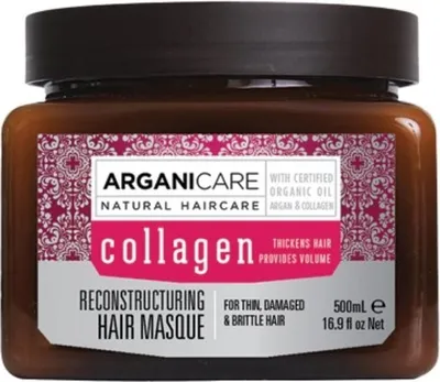 Zdjęcie produktu dla Arganicare Collagen Maska do włosów cienkich i łamliwych z kolagenem 500 ml