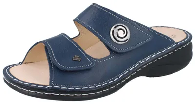 Produktbild von FINN COMFORT Colina Damen Pantolette blau Glattleder - Größe: 40