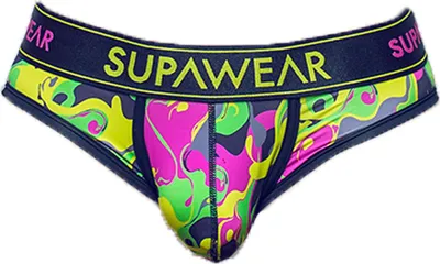 Image de SUPAWEAR - Sous-vêtement Slips Hommes - Sprint Brief Gooey Lime - 1x Taille XS