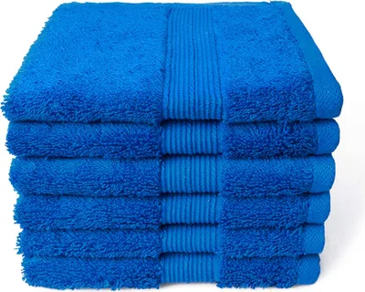 Produktbild von grace grand spa Handtuch Avantgarde in schlichtem Look Royalblau One Size