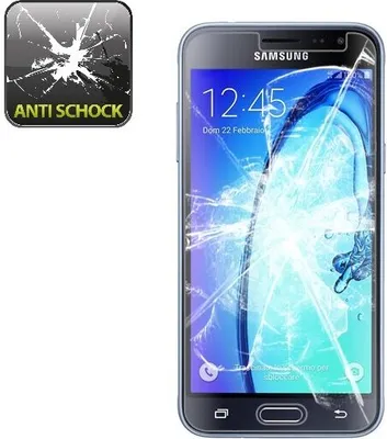 Produktbild von 2x Panzerfolie für Samsung Galaxy J3 ANTI-SCHOCK Displayschutzfolie HD ULTRA