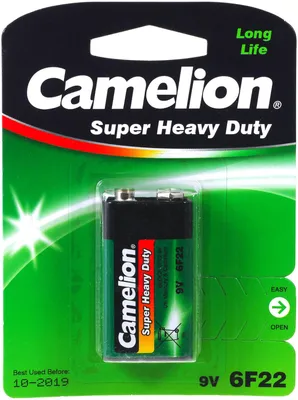 Produktbild von Batterie Camelion Super Heavy Duty 6F22 9-V-Block 1er Blister