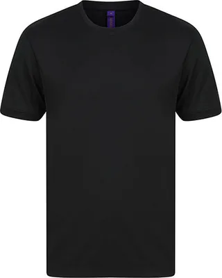 Produktbild von Henbury H024 | HiCool® Performance T-Shirt - Farbe: Black - Größe: 3XL