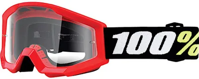 Produktbild von 100% Strata 2 Mini Kinder Motocross Brille, rot