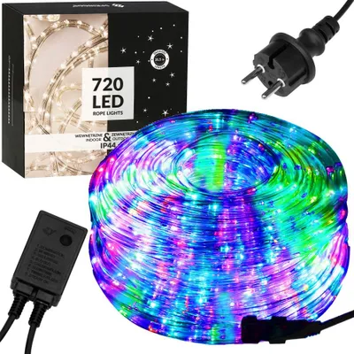 Obrázok produktu pre Svetelné lano 720 LED rozprávkových svetiel 31,5 metra Programátor 8 funkcií IP44 viacfarebné