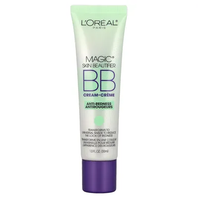 Produktbild von L’Oréal Paris Magic Skin Beautifier Anti-Redness, BB Cream, Alle Hauttöne, Frauen, Universalhülle, Anti-Rötung, Feuchtigkeitsspendend, Glättend, Beruhigend, Röhre