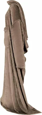 Imagen del producto de vidaXL: Sudadera tipo manta, color camel, de franela