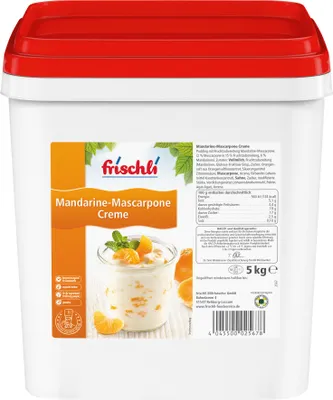 Produktbild von Frischli Mandarine-Mascarpone Creme ein einzigartiges Dessert-Highlight 5000g