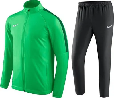 Produktbild von Nike Fußball-Trainingsanzug Junior Trainingsanzug - Größe S - Unisex - grün/schwarz Größe S - 128/140