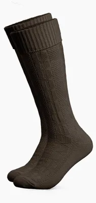 Produktbild von HerzSticht Herren Lange Trachtensocken 1er Pack (Modell: Silberdistel)