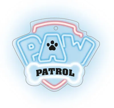 Immagine prodotto di Paw Patrol LED luce al neon su perspex decorazione luminosa notturna per la stanza dei bambini Logo Paw Patrol per montaggio a parete