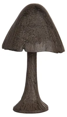 Zdjęcie produktu dla Clayre & Eef figurka dekoracyjna grzyb 7x7x13 cm brązowy metal
