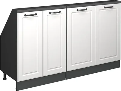 Image de Ensembles de meuble de rangement sous pente Vicco Rion Blanc campagne Lot de 2, Model 55999
