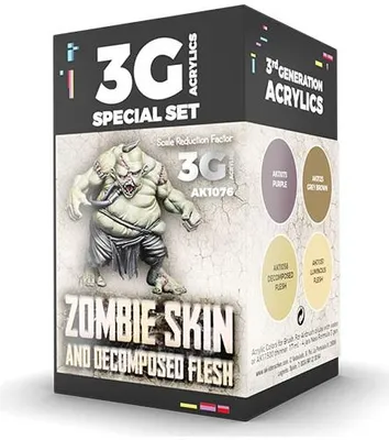 Produktbild von (M) AK Interactive AK1076 - Wargame color set - Zombie skin colors