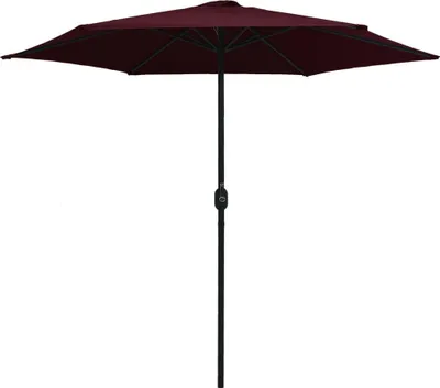 Obrázek produktu pro vidaXL Slunečník s hliníkovou tyčí 270x246 cm Bordeaux červená