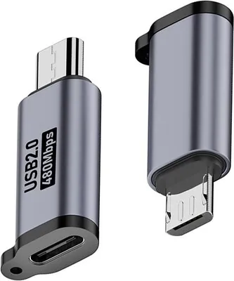 Image de INF Adaptateur TYPE-C Femelle vers Micro (Lot de 3) - Charge Rapide & Transfert de Données