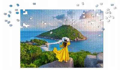 Produktbild von Puzzle4u Fotopuzzle Personalisiert 2000 Teile 68x96 cm