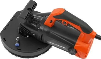 Produktbild von Betonschleifer - Winkelschleifer mit Staubschutzhaube, Set - Leistung 5000 W - Drehzahl 2200–4800 U/min - 6 Geschwindigkeitsstufen - 18 cm Diamantscheibe - Schwarz/Rot
