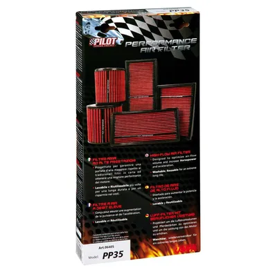 Image de Filtre à air Pilot PP35 compatible avec les filtres lavables et réutilisables