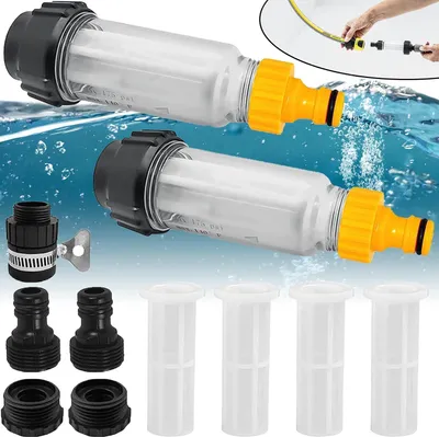 Produktbild von Wasserfilter Gartenschlauch Set - Universeller Wasserfilter - 11 Stück