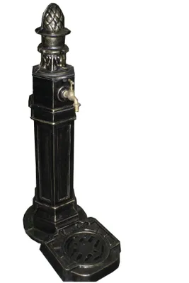 Produktbild von Standbrunnen aus Aluminium rostfrei inkl., Wasserhahn und Wasserauffangschale