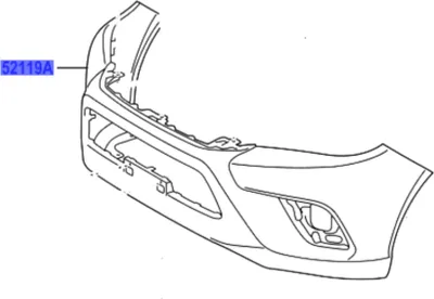 Immagine prodotto di TOYOTA Hilux paraurti anteriore 52119-0M975 OE