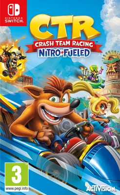 Obrázek produktu pro Activision Crash Team Racing Nitro-Fueled, Nintendo Switch, Režim multiplayer, E10+ (starší 10 let), Fyzické médium
